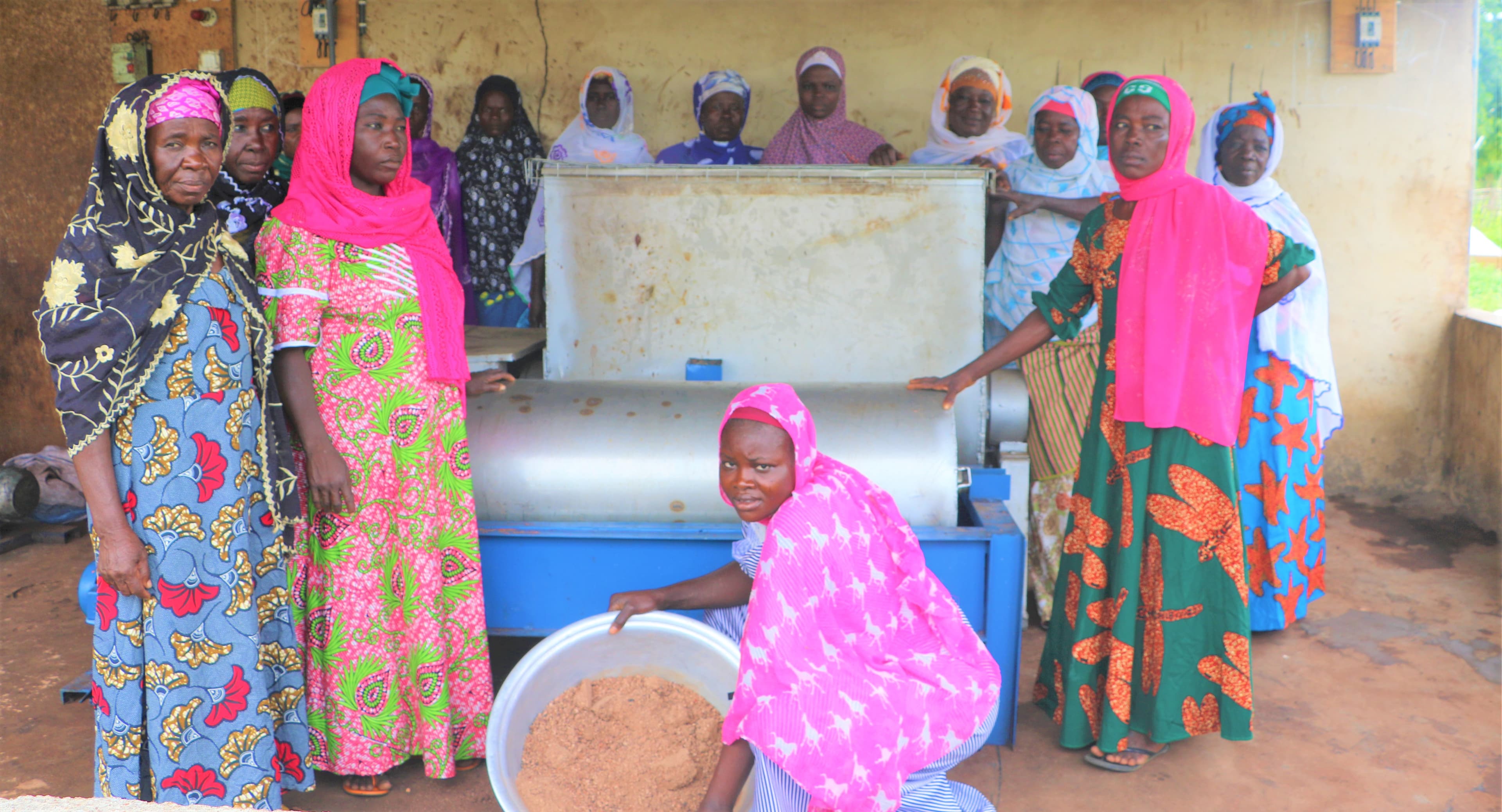 Women working with shea in Ghana